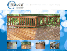 Tablet Screenshot of cleannseal.com